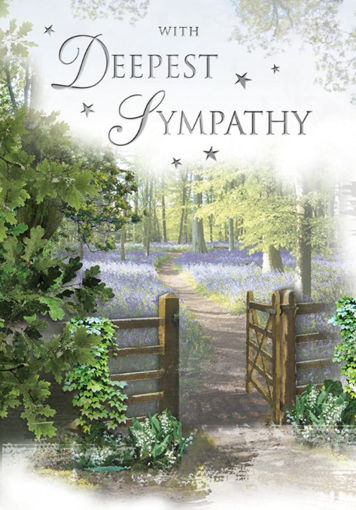 Picture of DEEPEST SYMPATHY CARD
